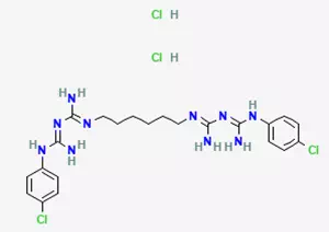 chlorhexidine hydrochloride CAS 3697-42-5